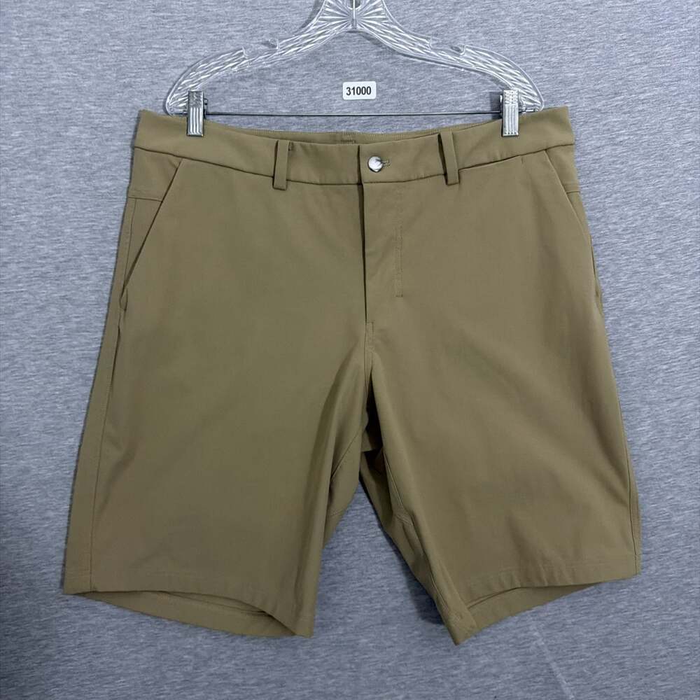 Lululemon Men’s Size 38 Brown Warpstreme 11" ABC Classic Fit Chino Shorts